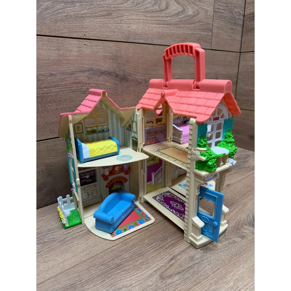 Fisher-Price Loving Family Sweet Streets Country Cottage House w/ Accessories